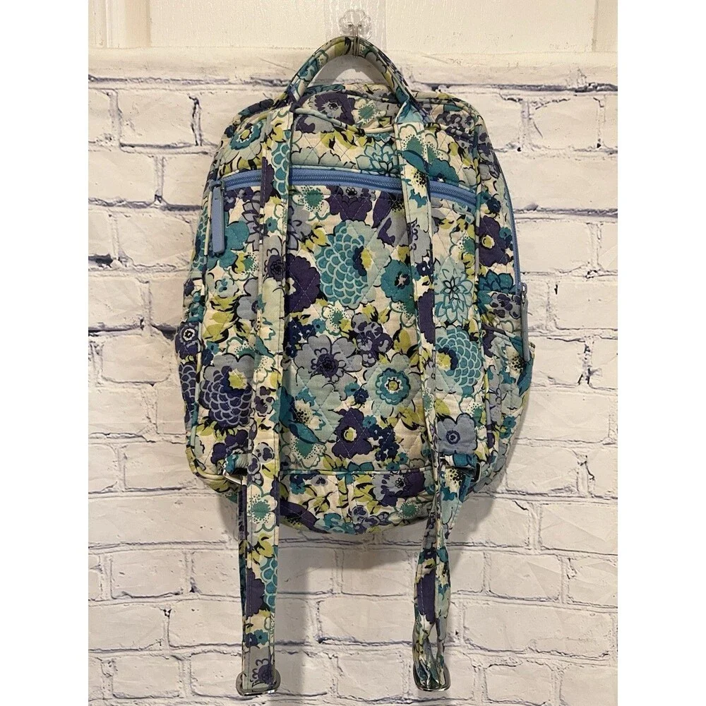 Vera Bradley Women's Quilted Blueberry Blooms Mini Backpack